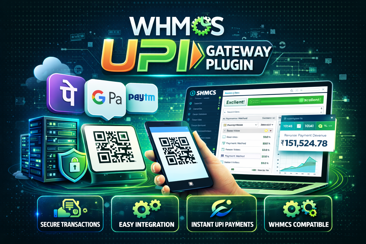 WHMCS UPI Gateway Plugin